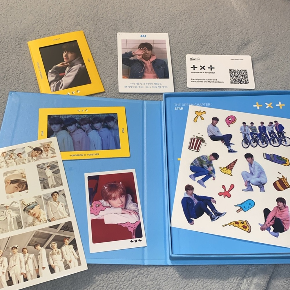 TXT Album Photo book Poster Stickers - The Dream Chapter Star